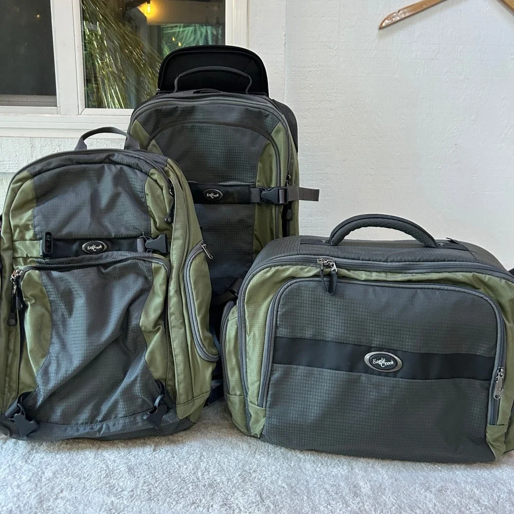 Eagle Creek 3 Piece Travel Set Switchback MAX ES22 w/backpack & CarryOn ES Tote